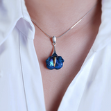 Ornate Calla Pendant - Blue