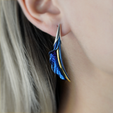 Mystery Calla Earrings - Blue