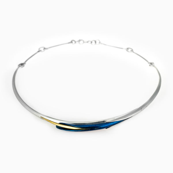 Filament Calla Necklace - Blue
