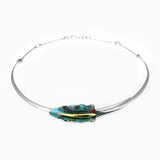 Wavy Calla Necklace - Green