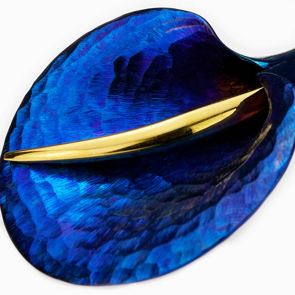 Twisted Calla Necklace - Blue