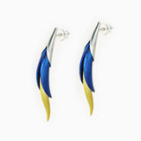 Filament Calla Earrings - Blue