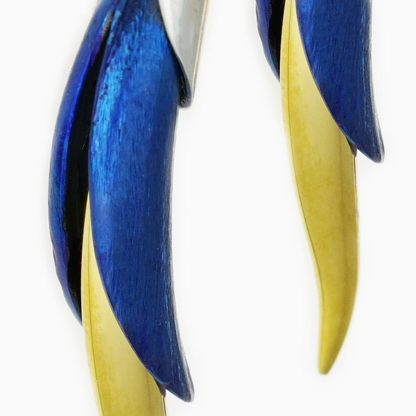 Filament Calla Earrings - Blue