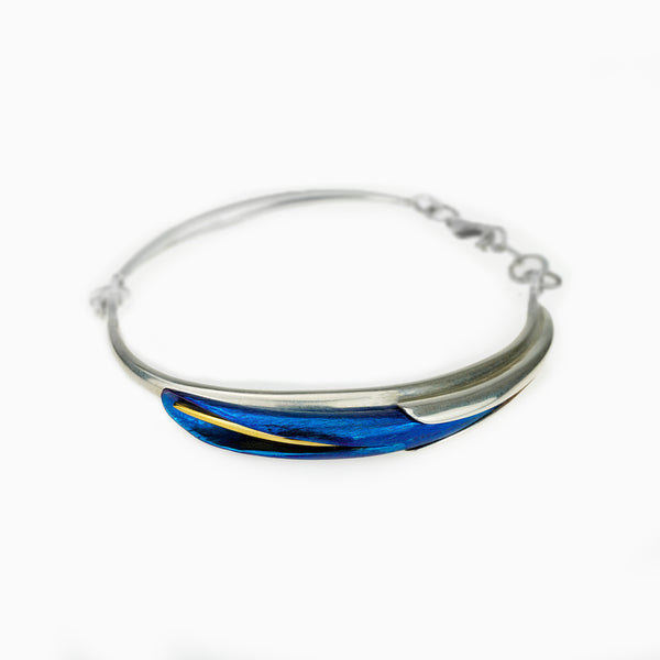 Filament Calla Bracelet - Blue