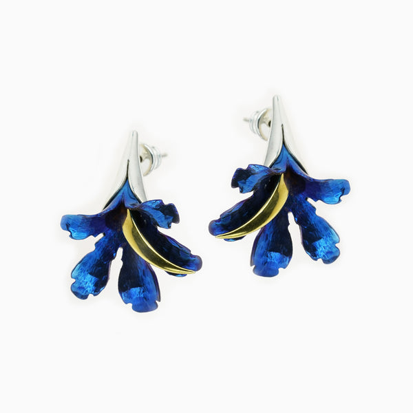 Lily Earrings - Blue