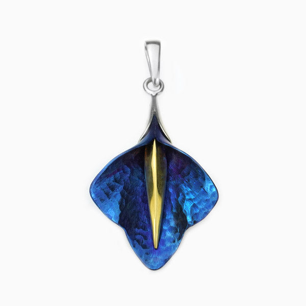 Fairy Calla Pendant - Blue