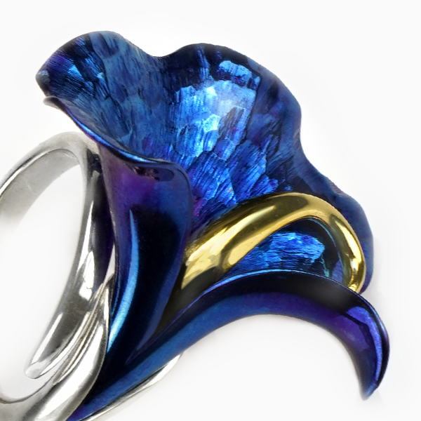 Calla Melody Ring - Blue