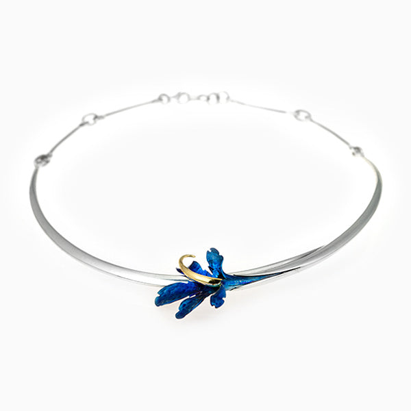 Lily Necklace - Blue