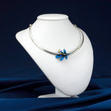 Lily Necklace - Blue