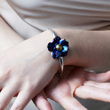 Water Lily Bracelet - Blue