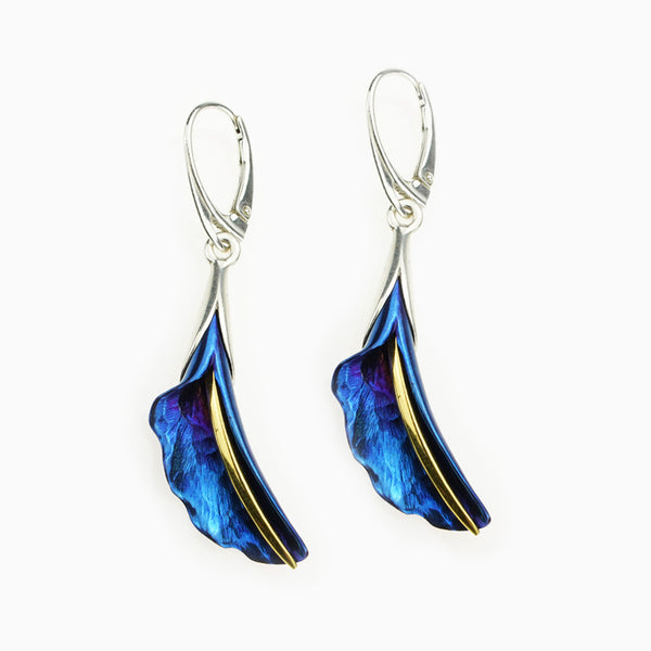 Mystery Calla Earrings - Blue