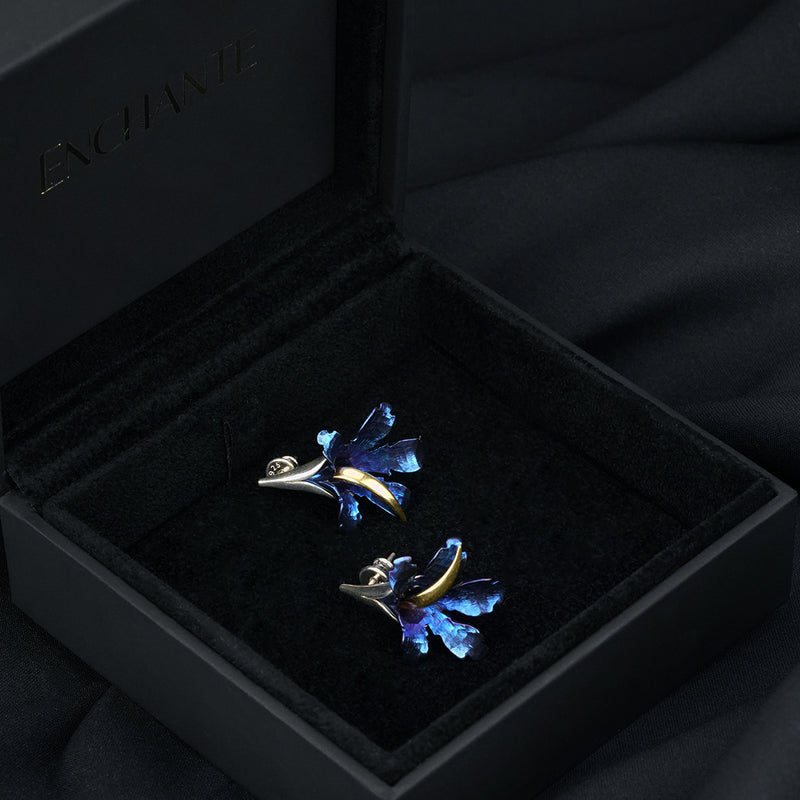 Lily Earrings - Blue