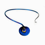 Rainy Calla Necklace - Blue