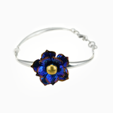 Water Lily Bracelet - Blue