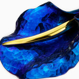 Curly Calla Necklace - Blue