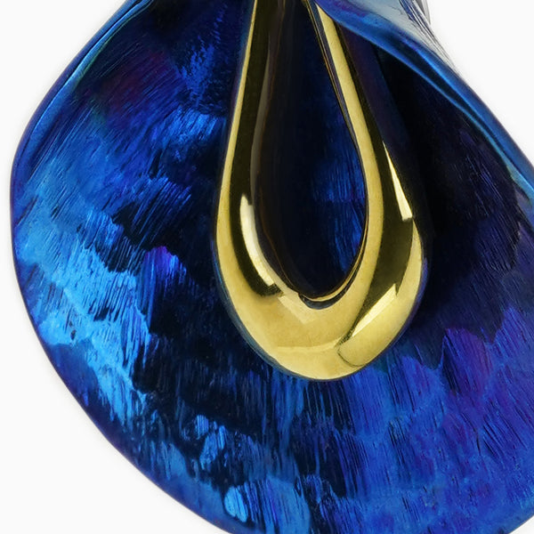 Rainy Calla Earrings - Blue