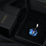 Ornate Calla Pendant - Blue