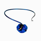 Curly Calla Necklace - Blue