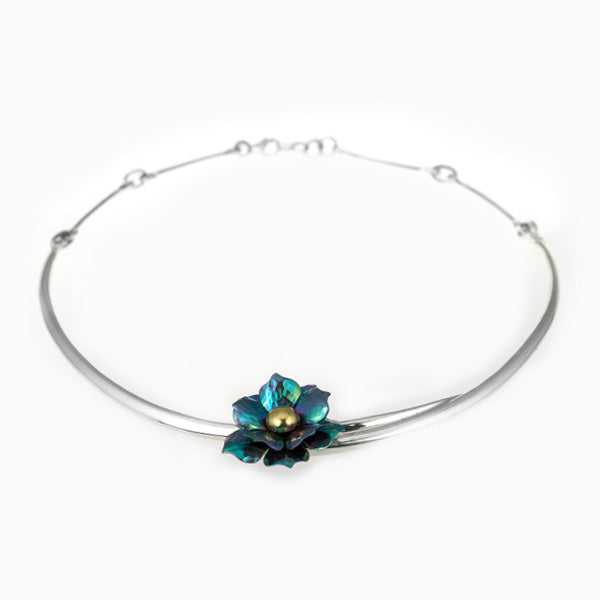 Water Lily Necklace - Green