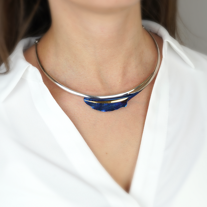 Mystery Calla Necklace - Blue