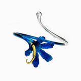 Twisted Lily Bracelet -  Blue