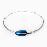 Long Calla Necklace - Blue