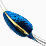 Long Calla Necklace - Blue