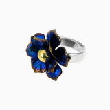 Water Lily Ring - Blue