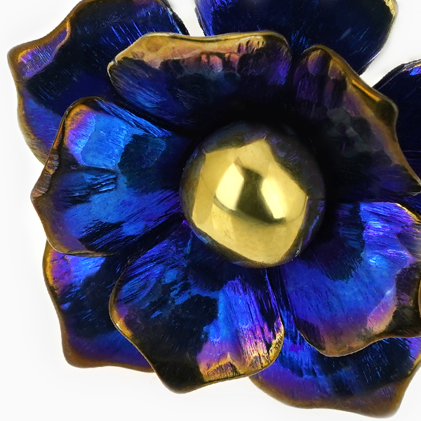 Water Lily Ring - Blue