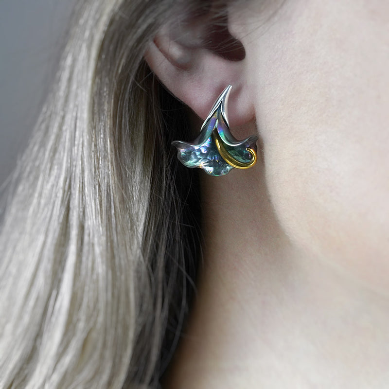 Calla Melody Earrings - Green