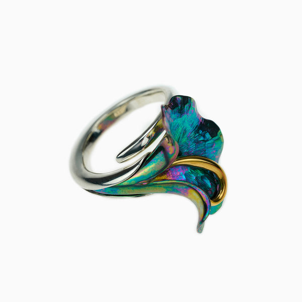 Calla Melody Ring - Green