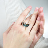 Eclipse Calla Ring - Green