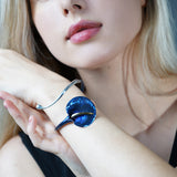 Twisted Calla Bracelet - Blue