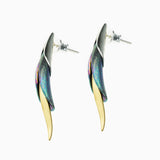 Filament Calla Earrings - Green