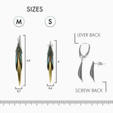 Filament Calla Earrings - Green