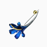 Lily Brooch - Blue