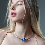 Lily Necklace - Blue