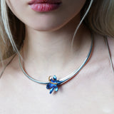 Lily Necklace - Blue