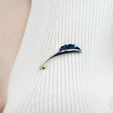 Mystery Calla Brooch - Blue