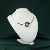 Open Calla Necklace - Green