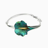 Ornate Calla Bracelet - Green