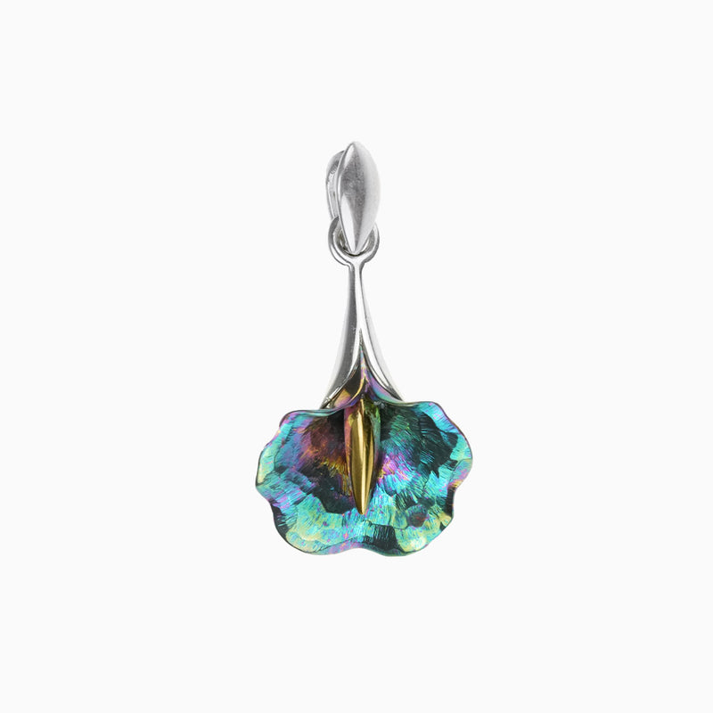 Ornate Calla Pendant - Green