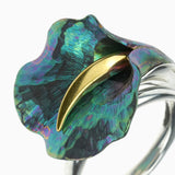 Ornate Calla Ring - Green