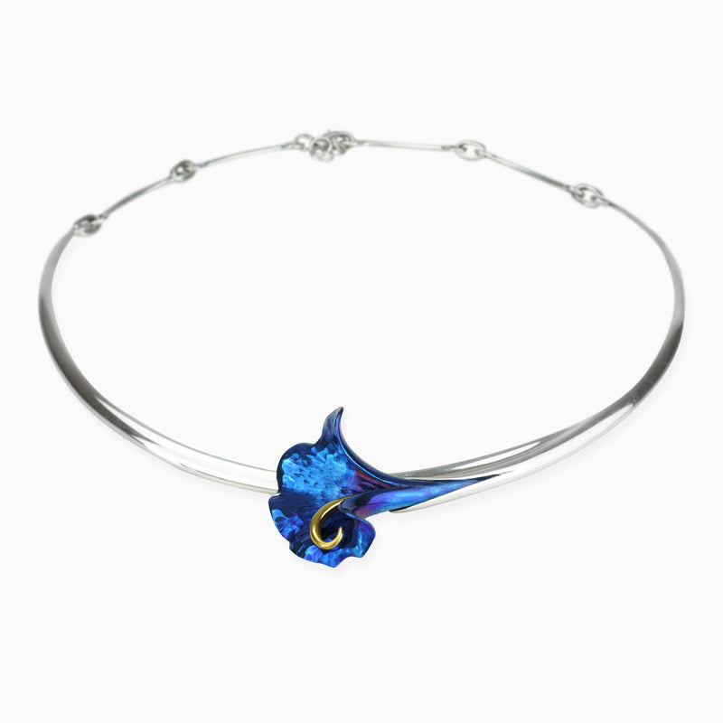 Calla Melody Necklace - Blue