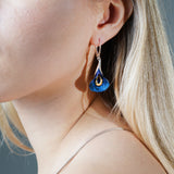 Rainy Calla Earrings - Blue