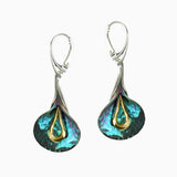 Rainy Calla Earrings - Green