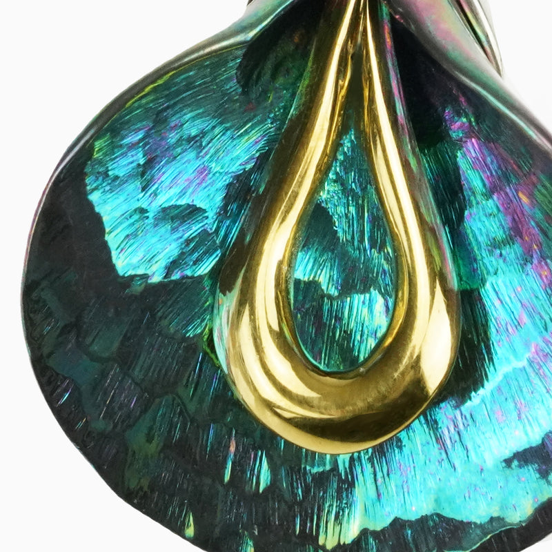 Rainy Calla Earrings - Green