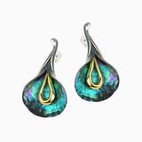 Rainy Calla Earrings - Green