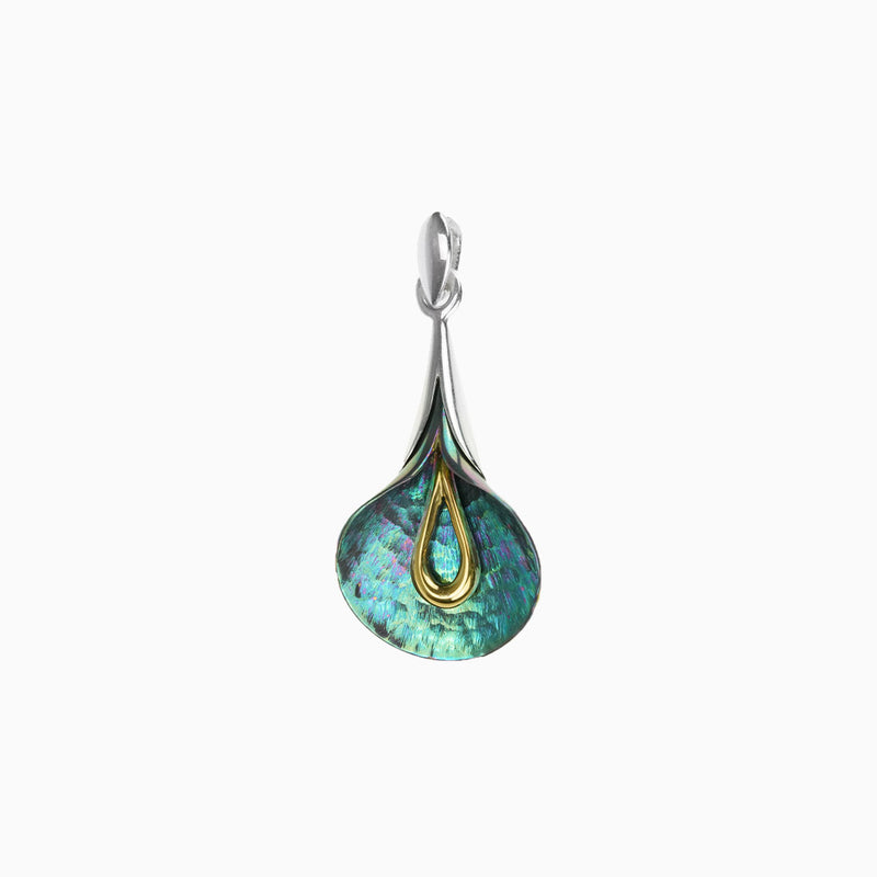 Rainy Calla Pendant - Green