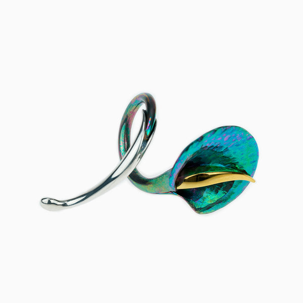 Twisted Calla Ring - Green